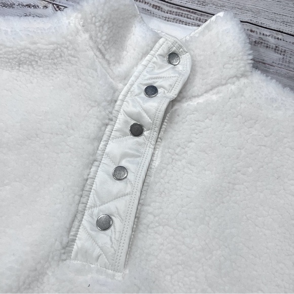 Athleta Cozy Sherpa Snap Pullover - Picture 2 of 9